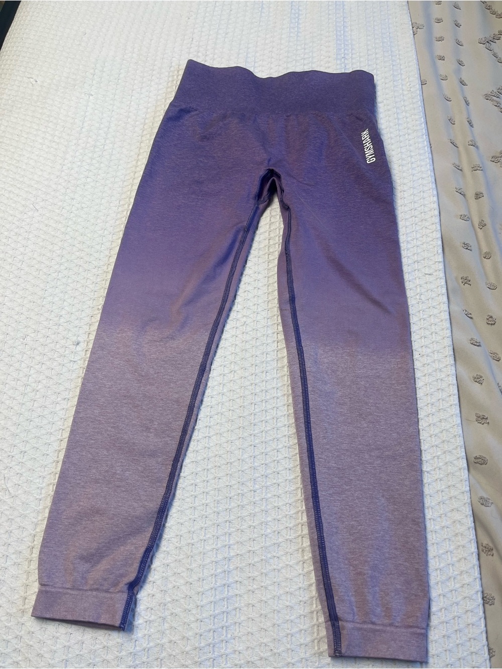 Gymshark Purple High-Waist Seam Leggings